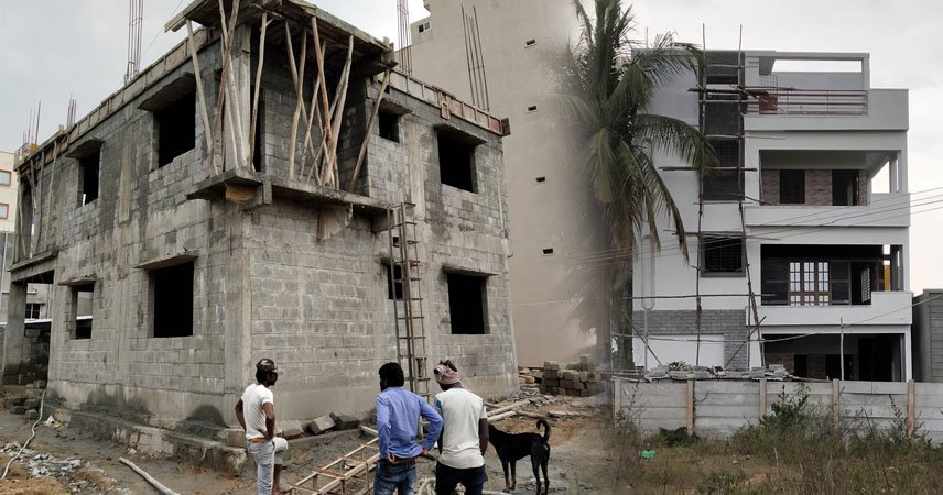 Plot with Construction by Pranavi Constructions Bangalore